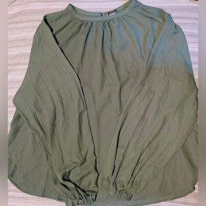 H&M Women’s long sleeve chiffon blouse